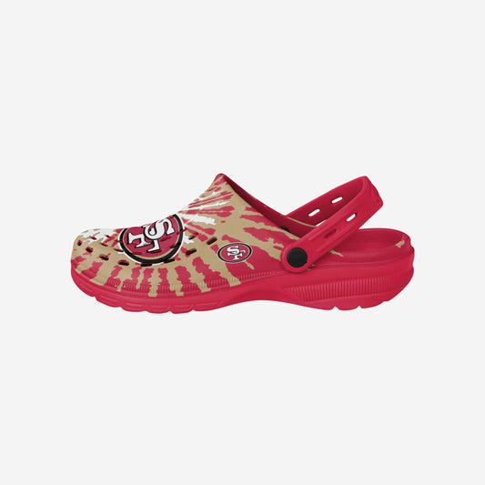 San Francisco 49ers Tie-Dye Clog With Strap
